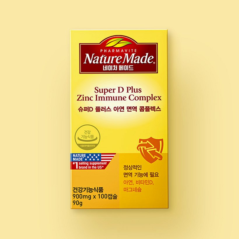 네이처메이드 슈퍼 비타민D 콤플렉스 100캡슐, 1개