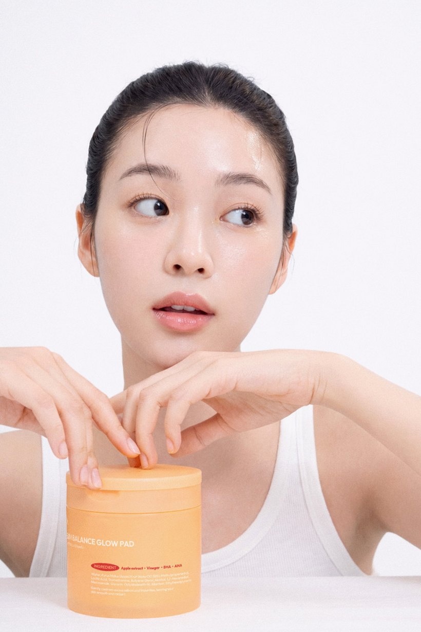 [요철제로 필링패드] 글로우 토너 패드 지우개 좁쌀 피지 모공 각질 아하 바하 60매, 3개